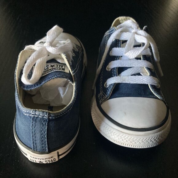 Infant Converse All Star Sneakers Size 9 Blue - Picture 4 of 4